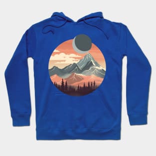 Nature-Infused Urban T-Shirts Hoodie